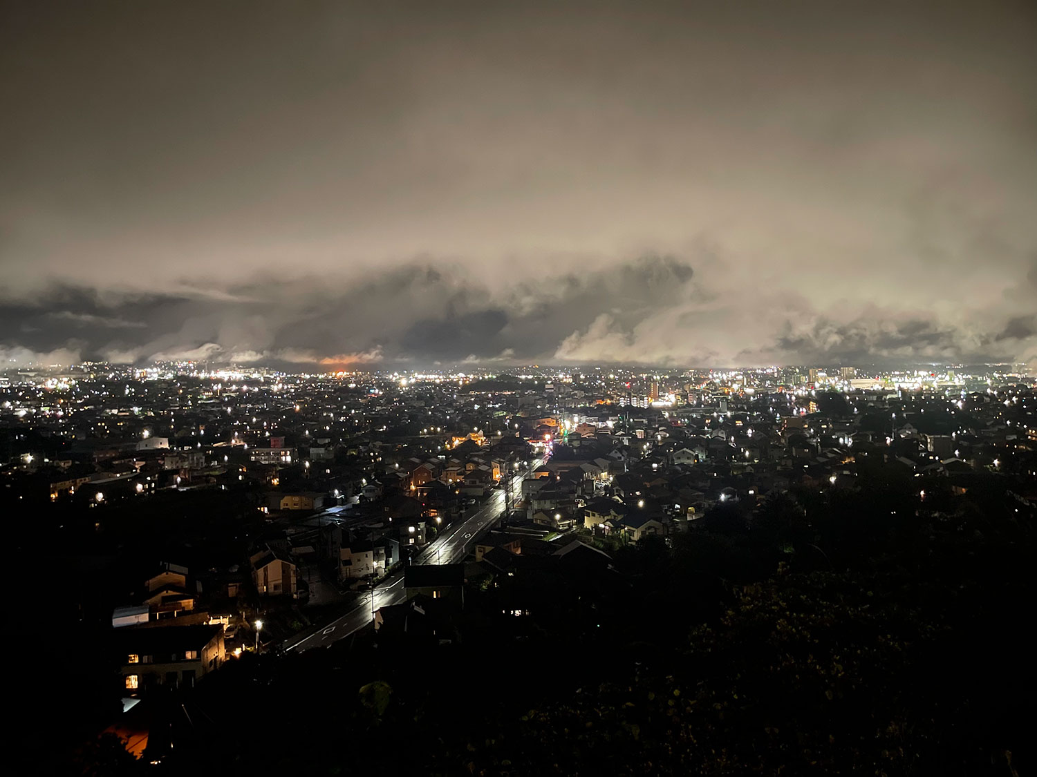 富士山と夜景のキャンプ場 桂の森 CAMPERS FIELD　夜景