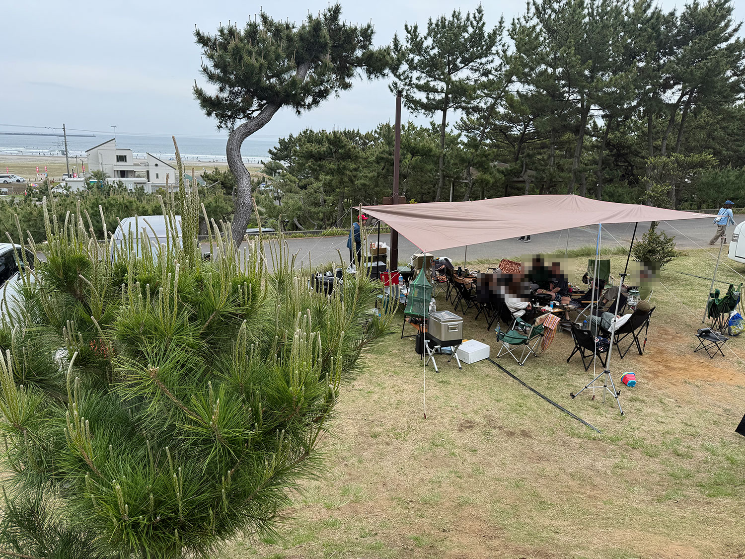 大洗サンビーチキャンプ場 高台エリア