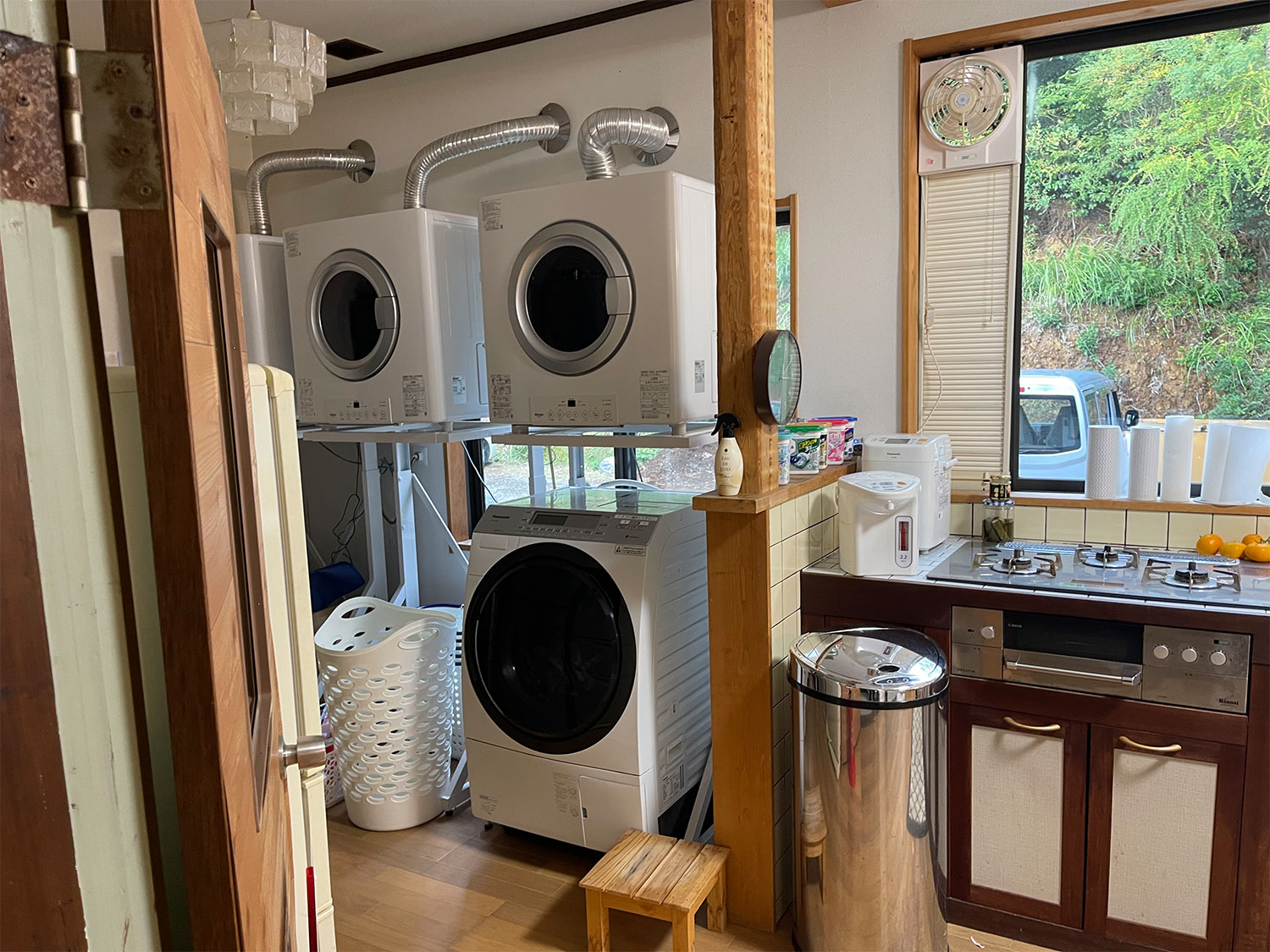 湯河原温泉神谷キャンプ場　洗濯機